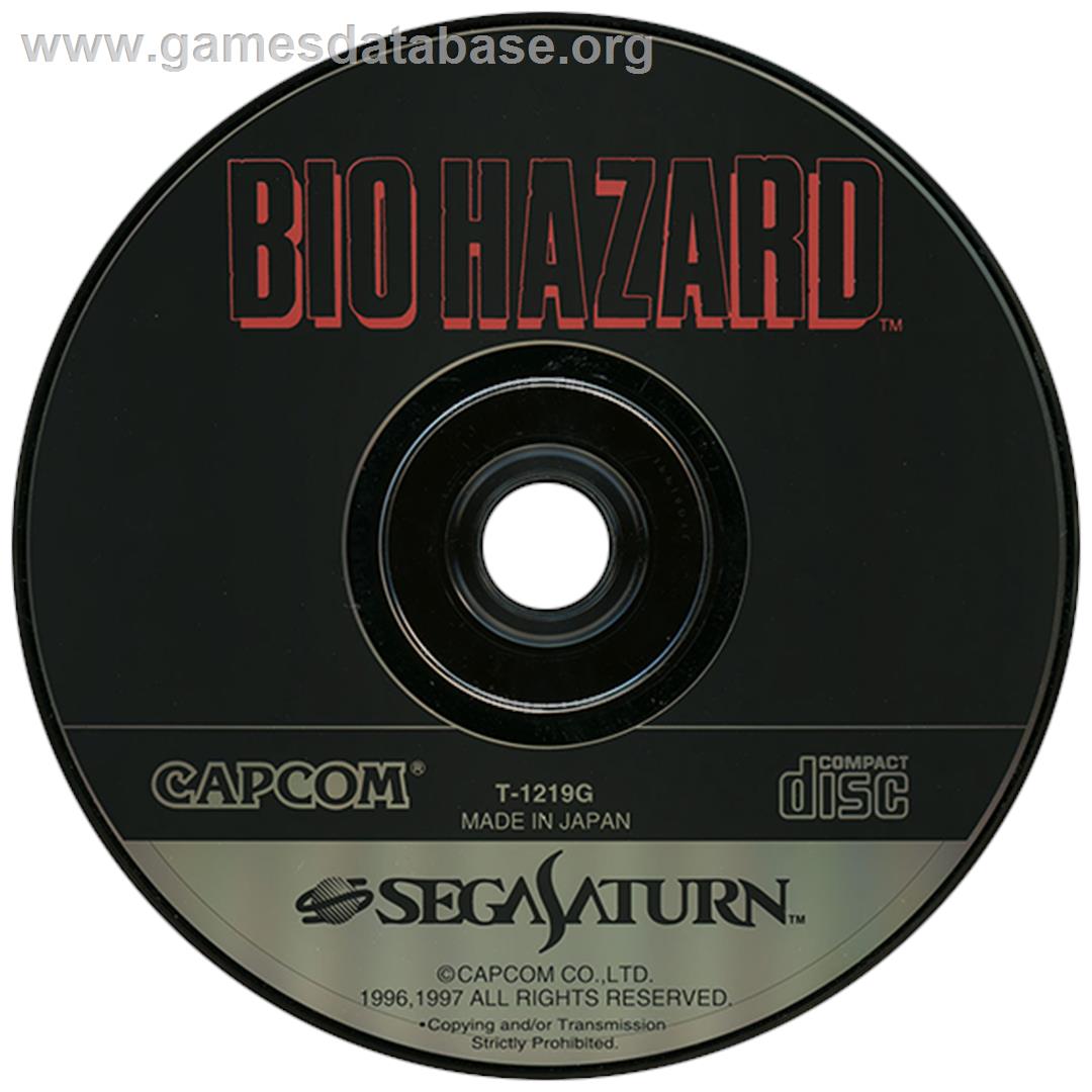 Bio Hazard - Sega Saturn - Artwork - Disc