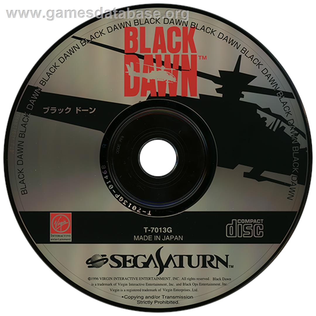 Black Dawn - Sega Saturn - Artwork - Disc