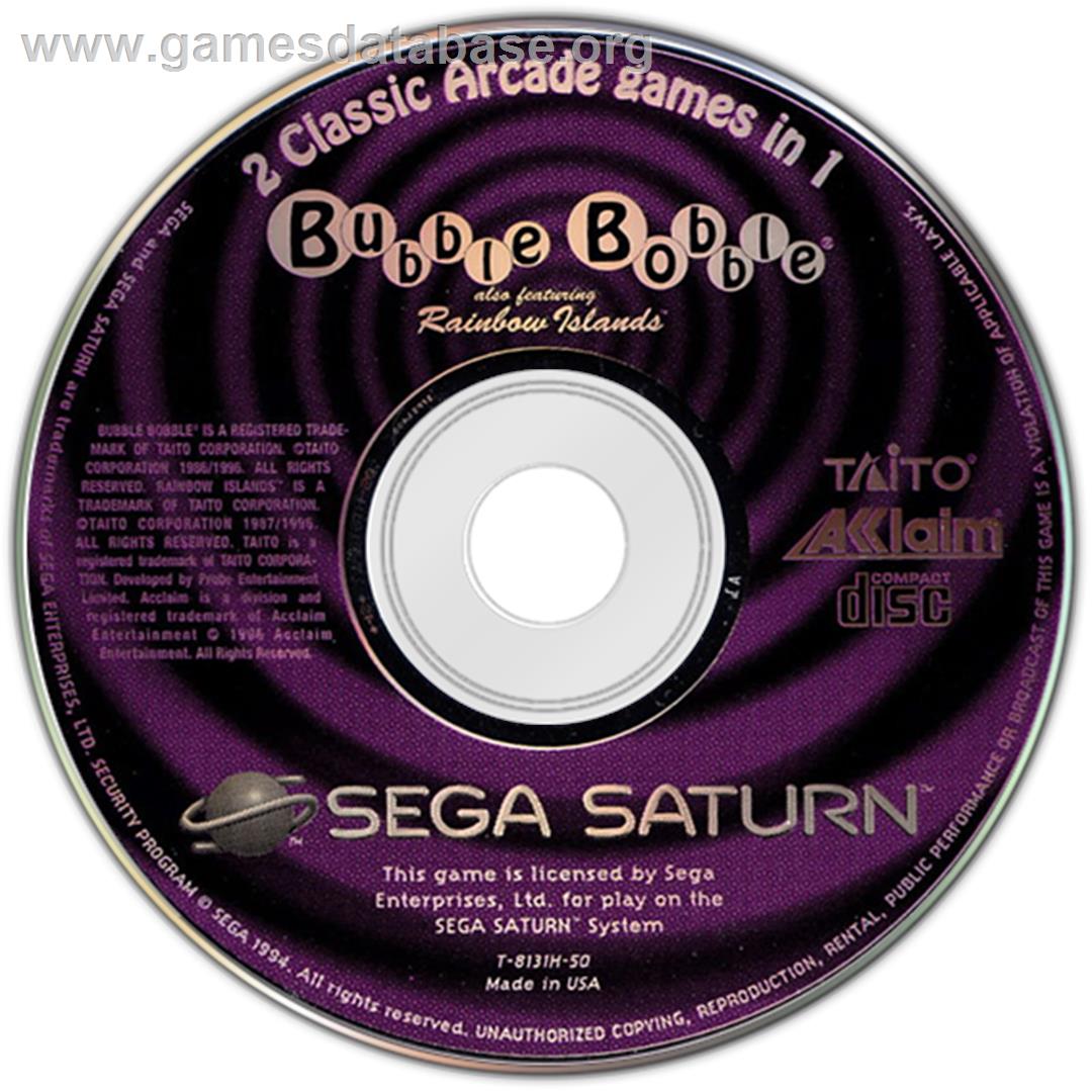 Bubble Bobble - Sega Saturn - Artwork - Disc