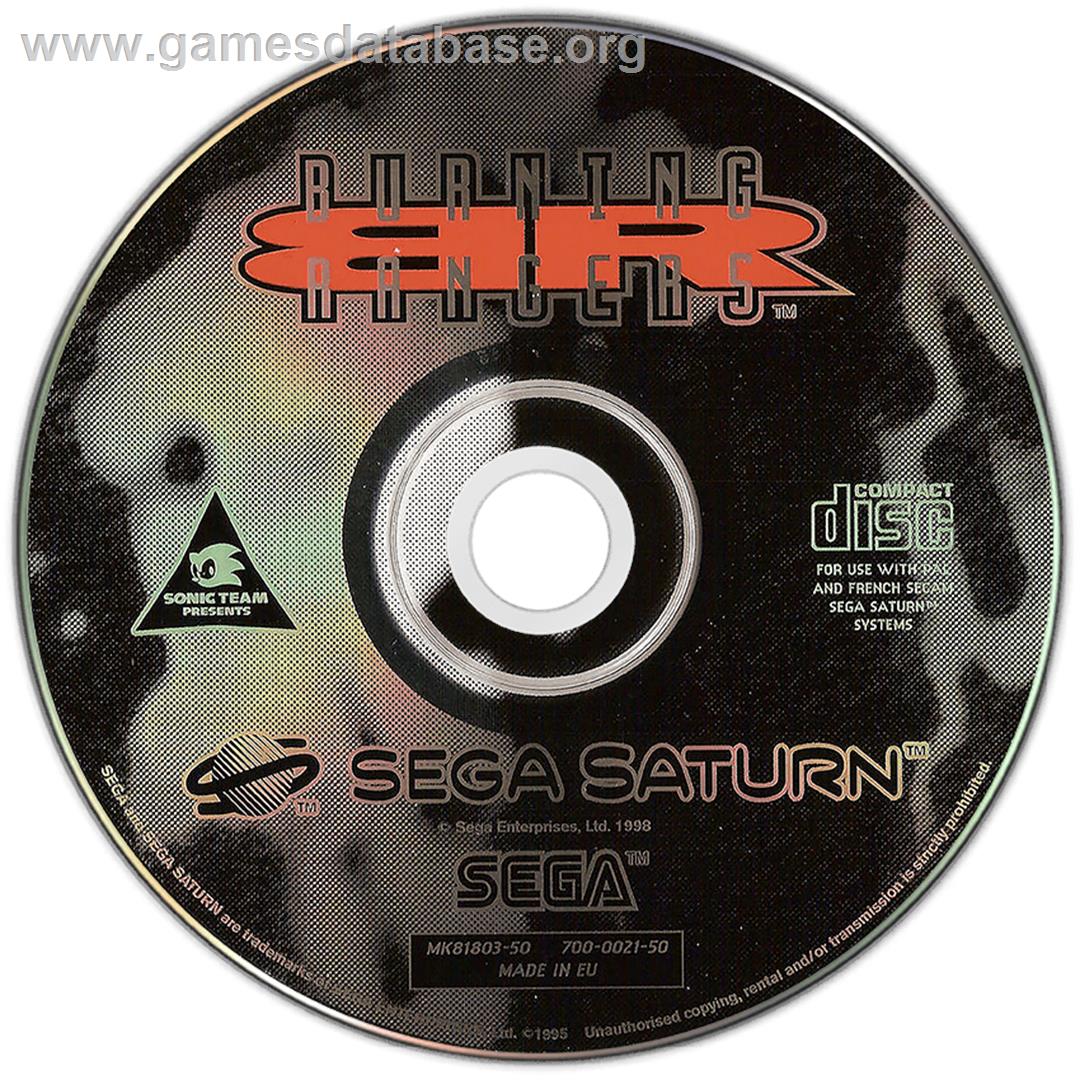 Burning Rangers - Sega Saturn - Artwork - Disc
