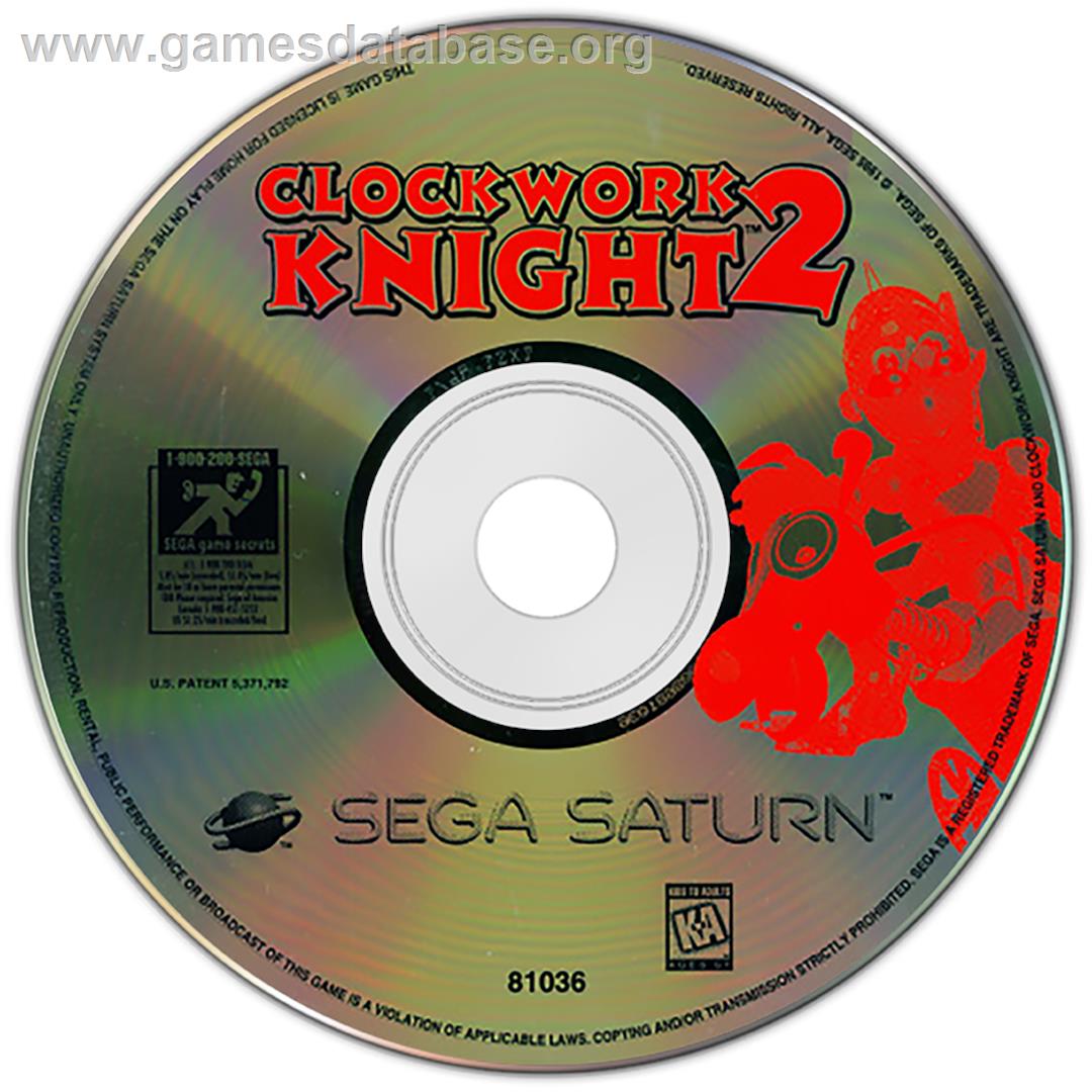 Clockwork Knight 2 - Sega Saturn - Artwork - Disc