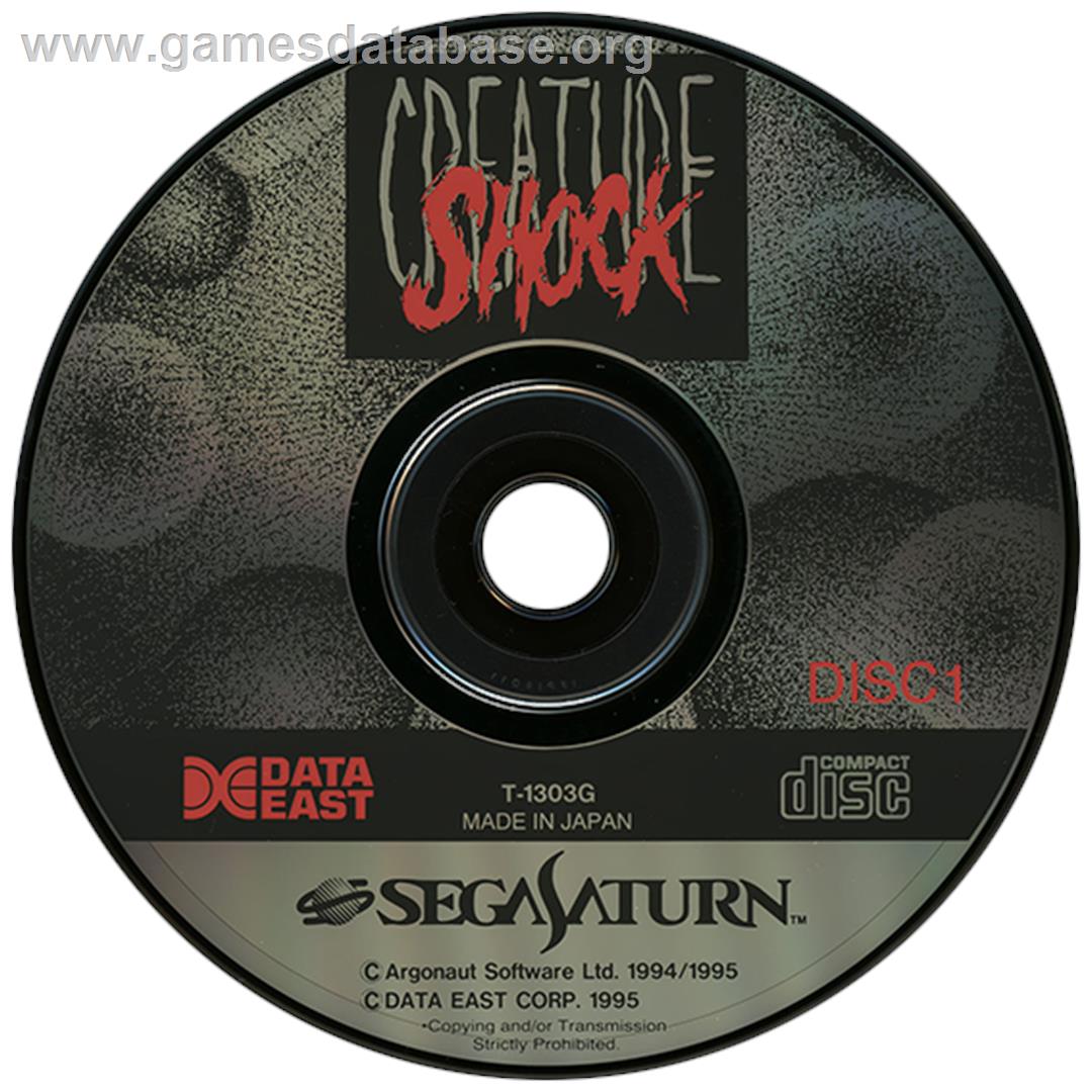 Creature Shock - Sega Saturn - Artwork - Disc