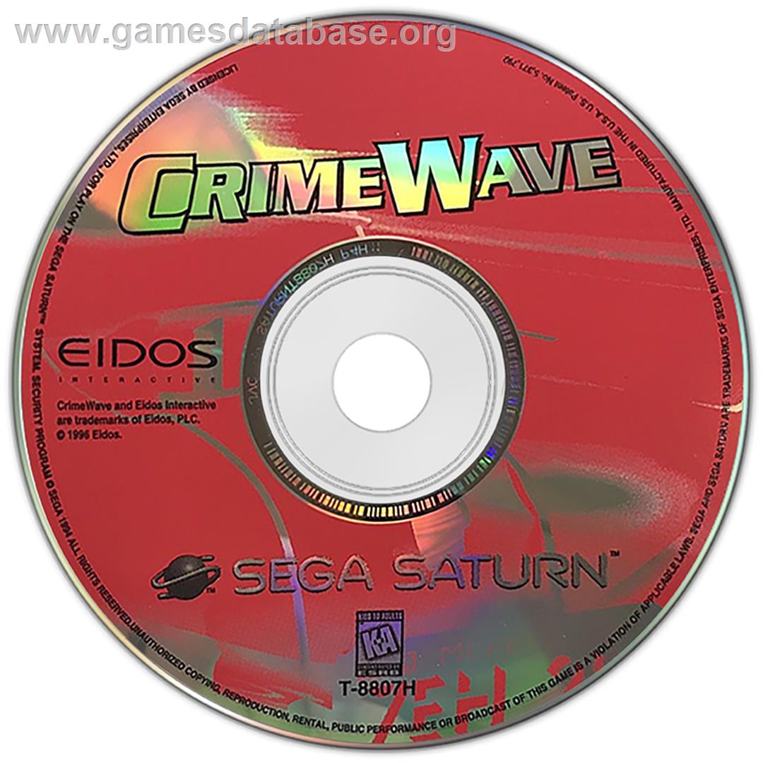 Crime Wave - Sega Saturn - Artwork - Disc