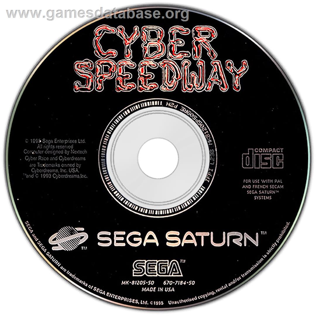 Cyber Speedway - Sega Saturn - Artwork - Disc