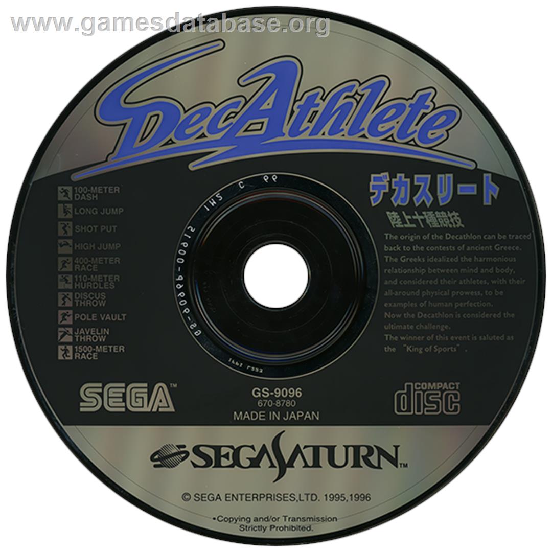 Decathlete - Sega Saturn - Artwork - Disc