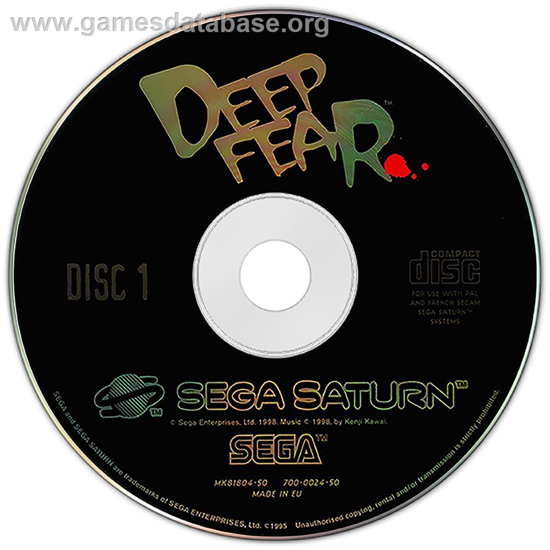 Deep Fear - Sega Saturn - Artwork - Disc