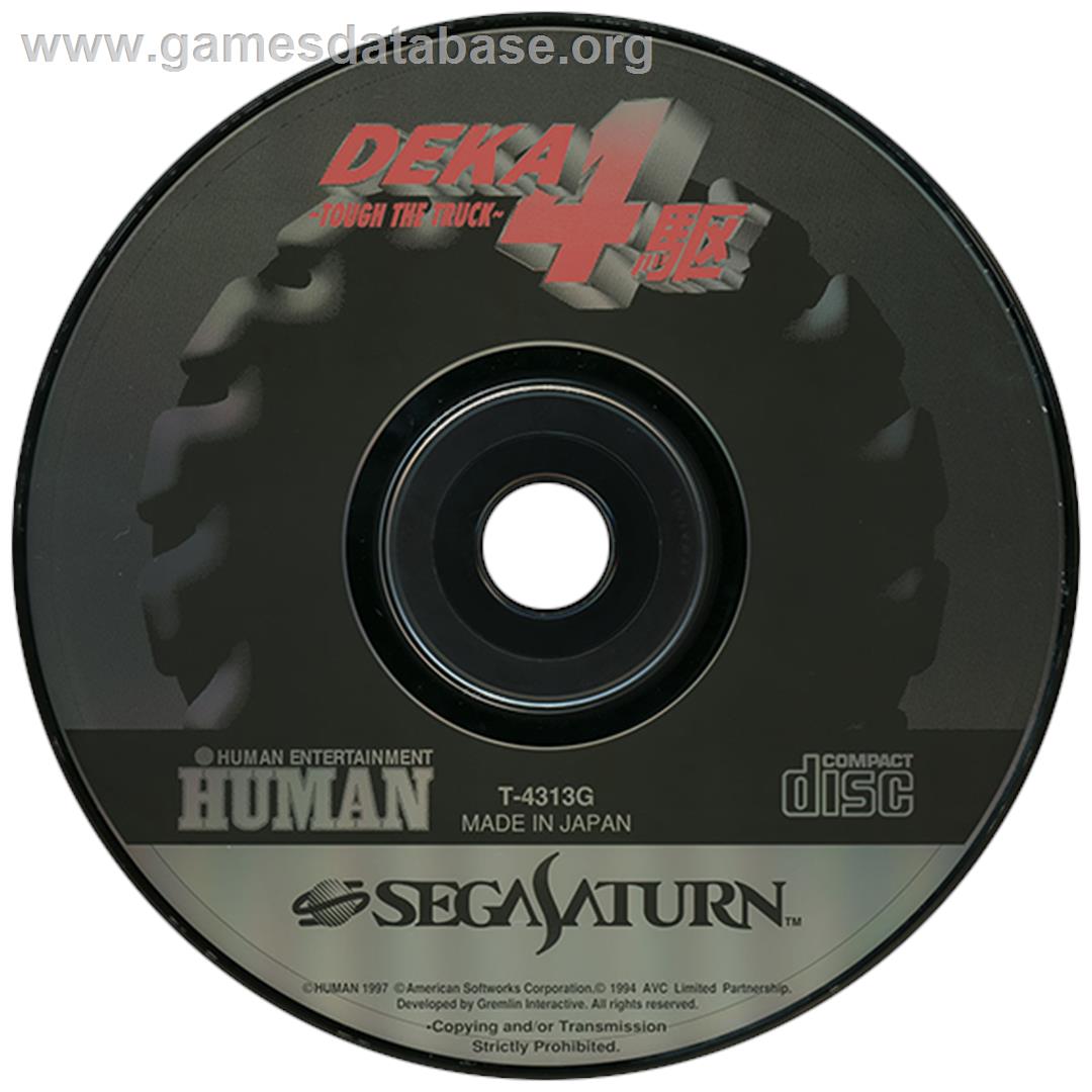 Deka Yonku: Tough the Truck - Sega Saturn - Artwork - Disc