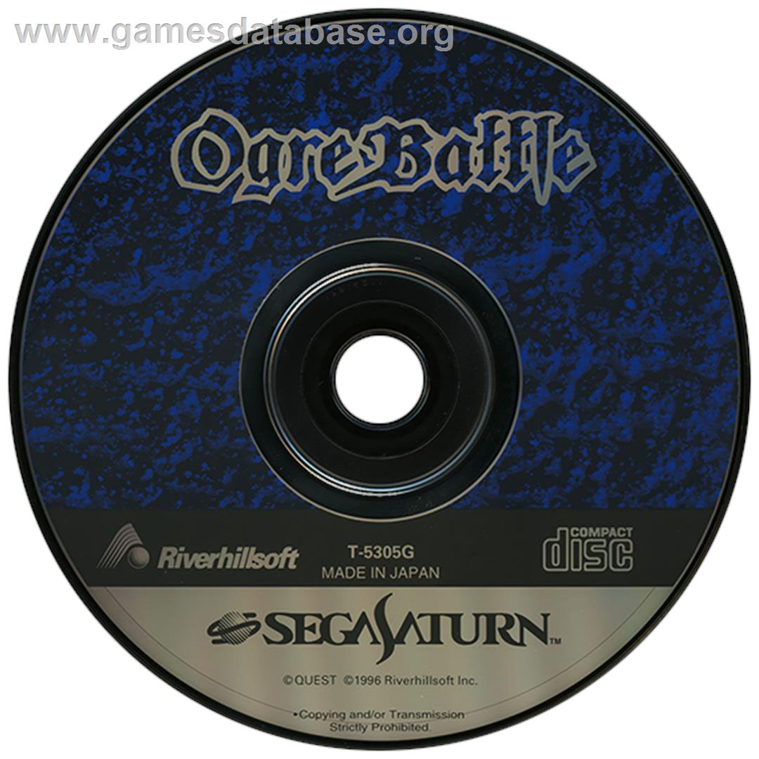 Densetsu no Ogre Battle: Ogre Battle Saga Episode Five: The March of the Black Queen - Sega Saturn - Artwork - Disc