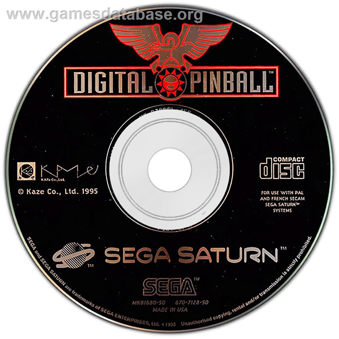 Digital Pinball: Necronomicon - Sega Saturn - Artwork - Disc