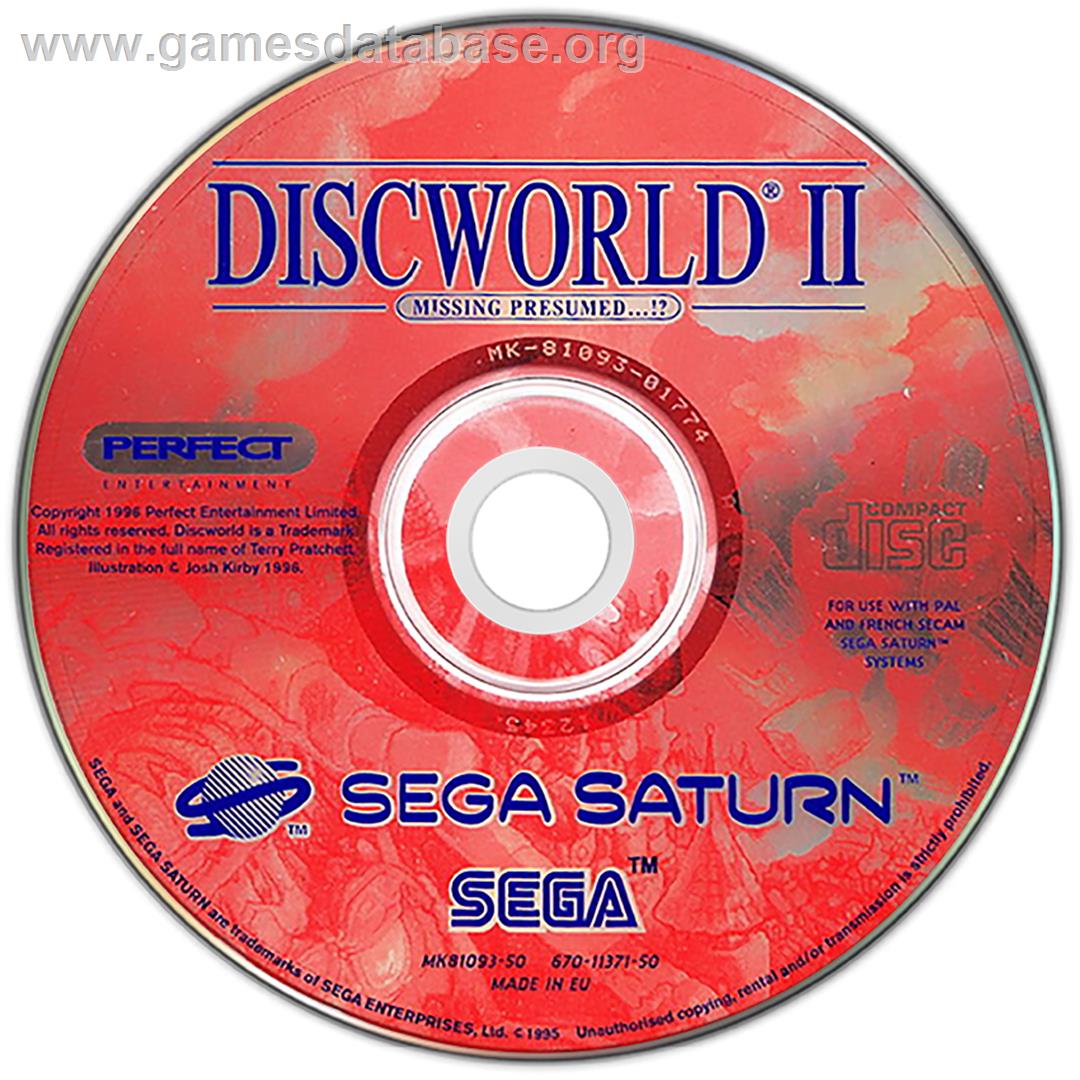 Discworld II: Missing, presumed... ! - Sega Saturn - Artwork - Disc