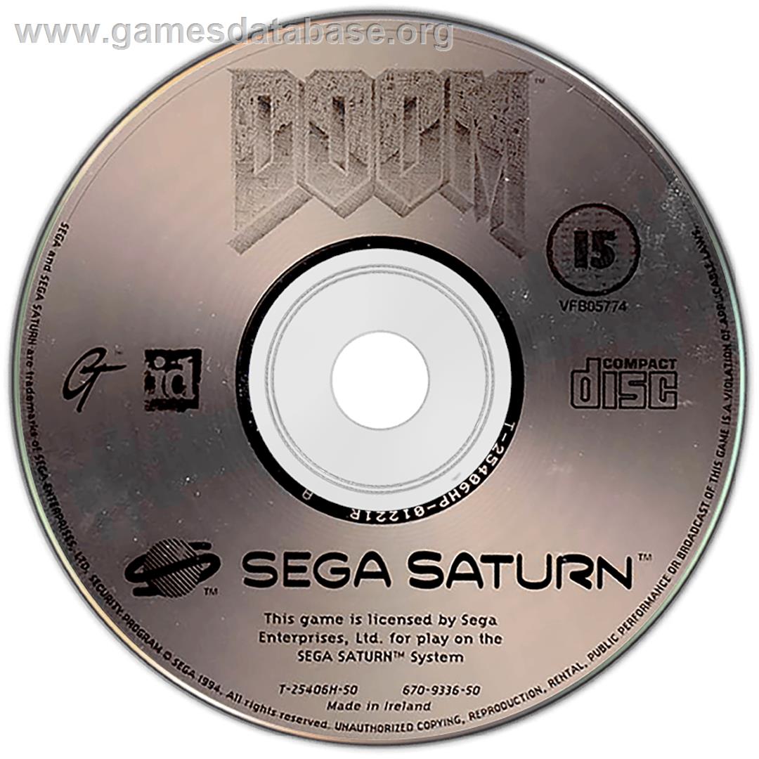 Doom - Sega Saturn - Artwork - Disc