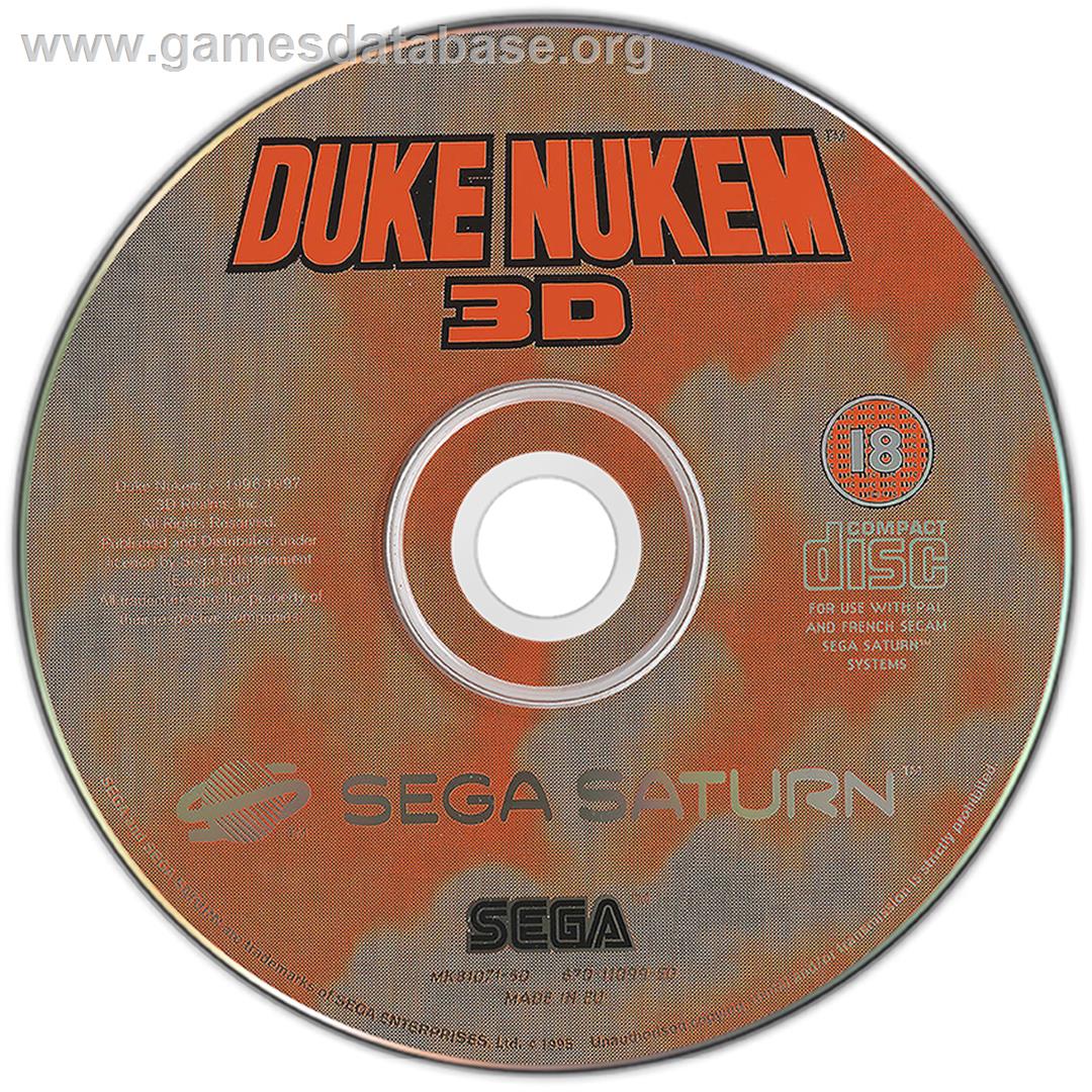 Duke Nukem 3D - Sega Saturn - Artwork - Disc