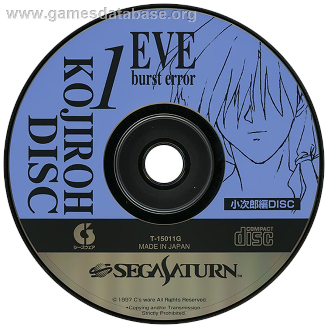Eve: Burst Error - Sega Saturn - Artwork - Disc