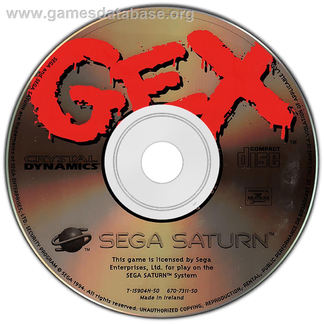 Gex - Sega Saturn - Artwork - Disc