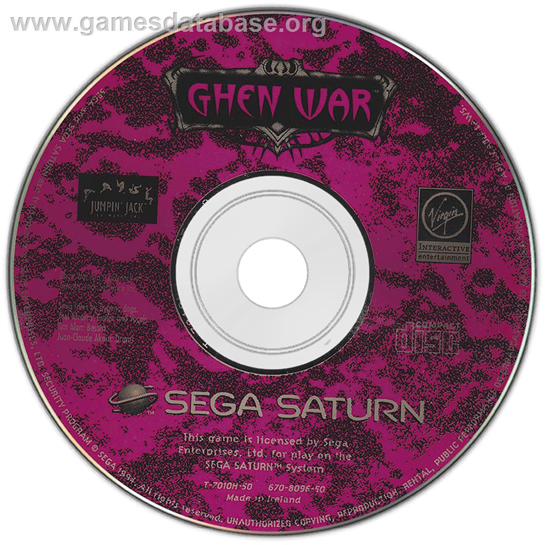 Ghen War - Sega Saturn - Artwork - Disc