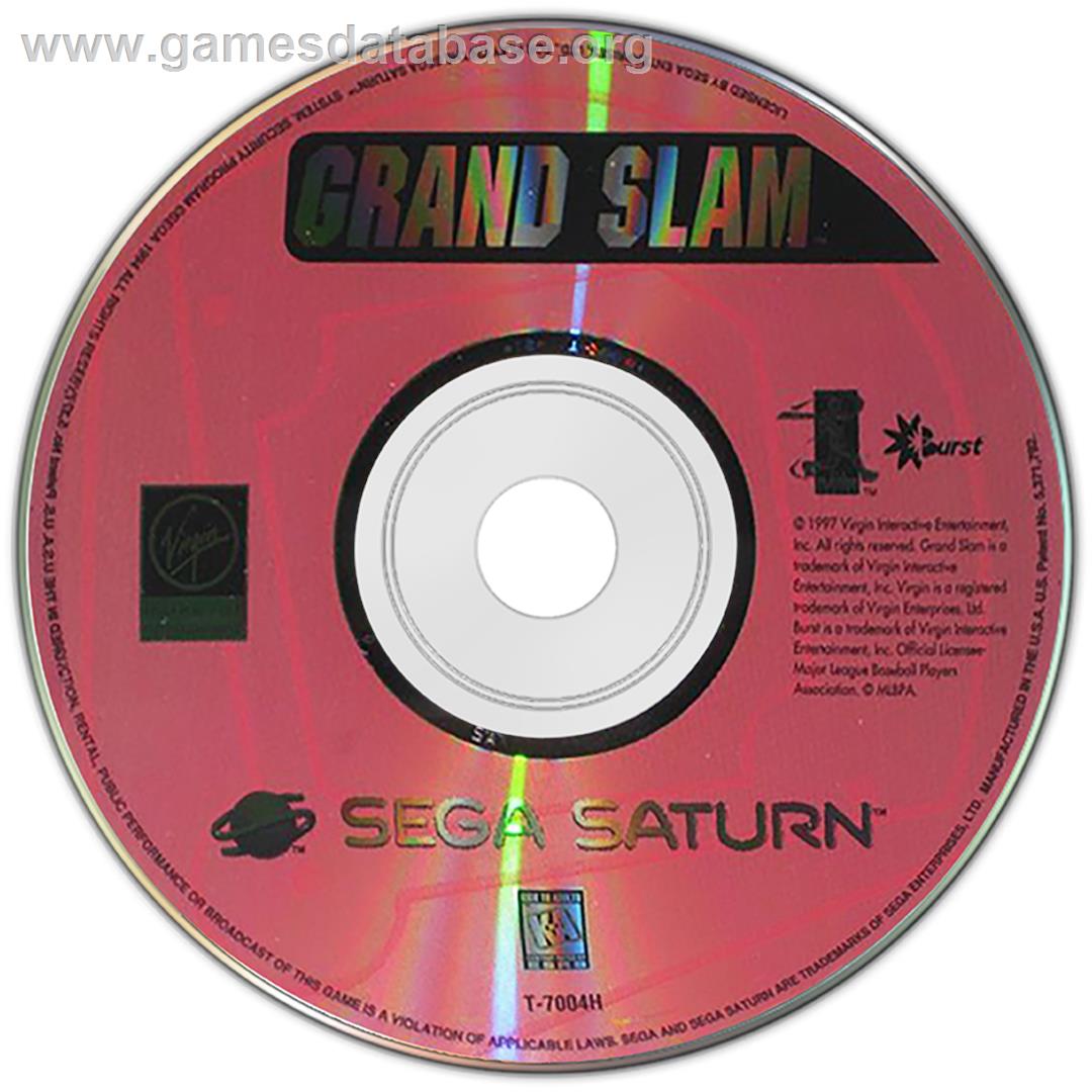 Grand Slam - Sega Saturn - Artwork - Disc