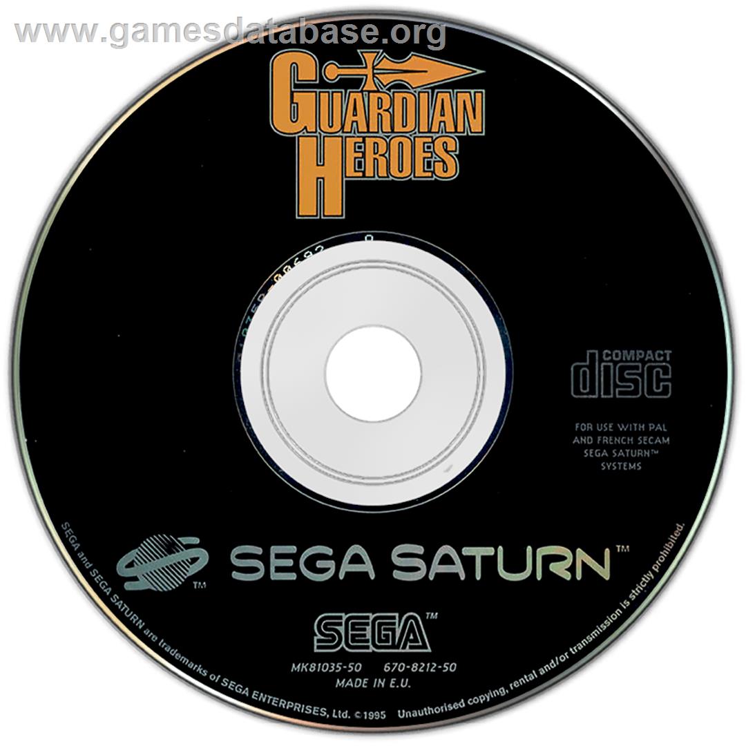 Guardian Heroes - Sega Saturn - Artwork - Disc