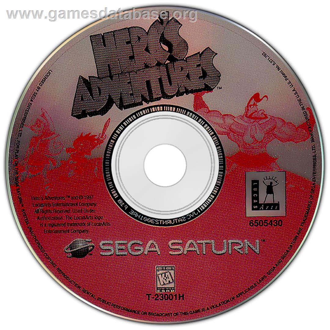 Herc's Adventures - Sega Saturn - Artwork - Disc