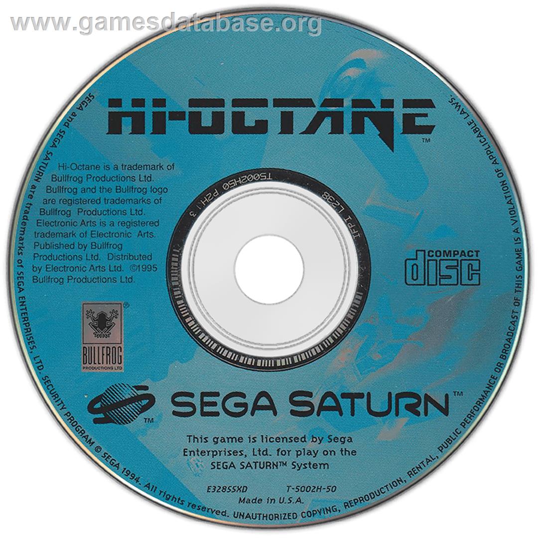 Hi-Octane - Sega Saturn - Artwork - Disc