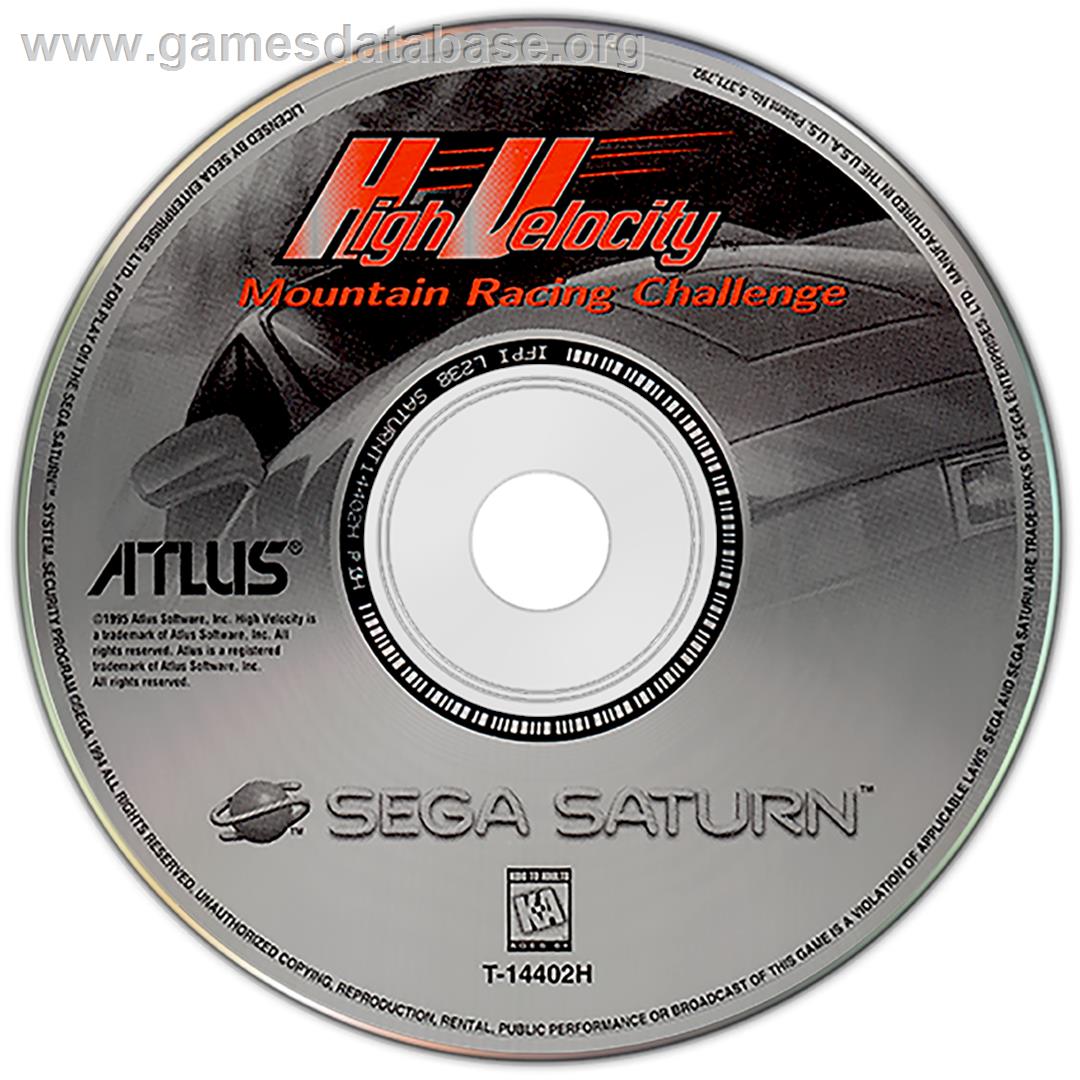 High Velocity: Mountain Racing Challenge - Sega Saturn - Artwork - Disc