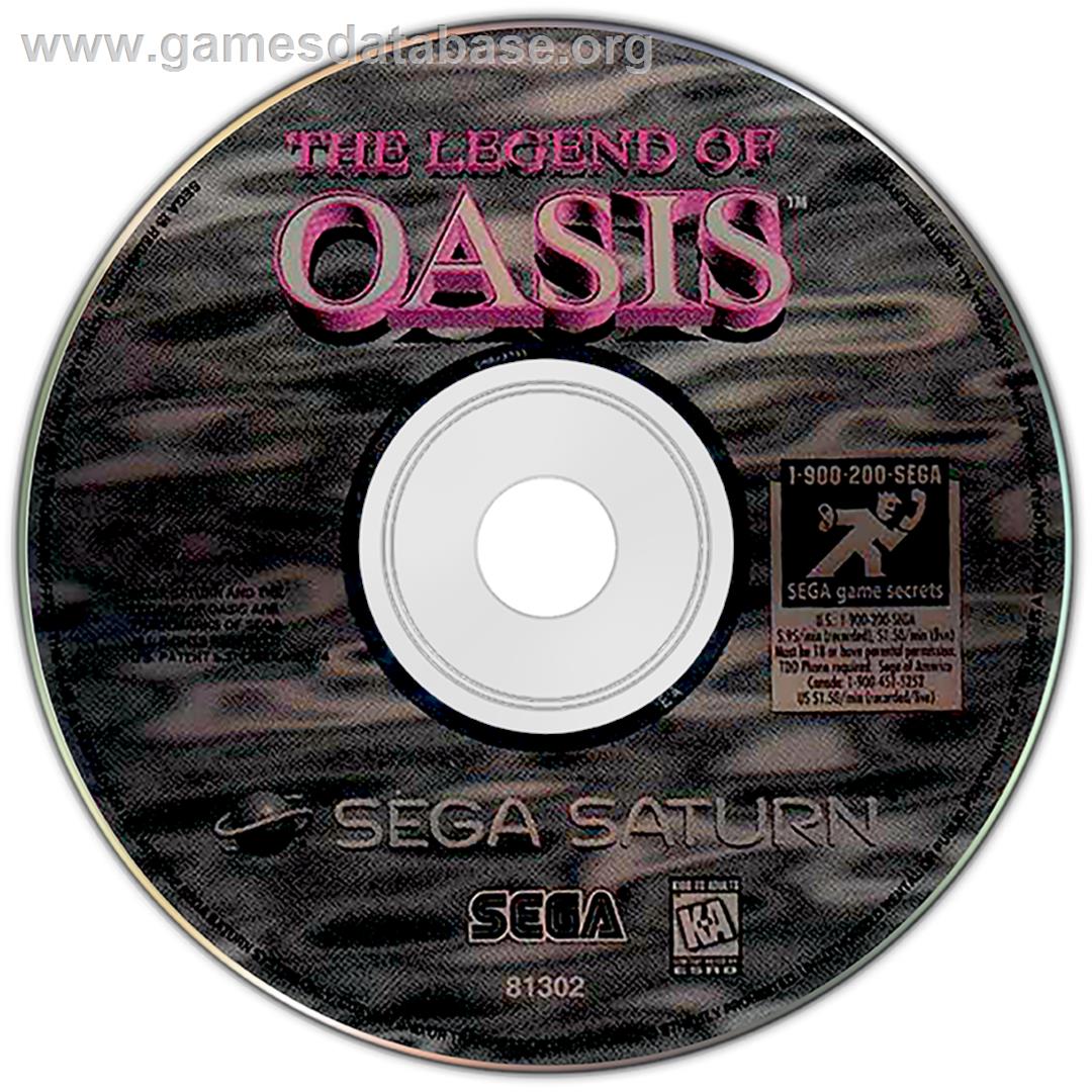 Legend of Oasis - Sega Saturn - Artwork - Disc