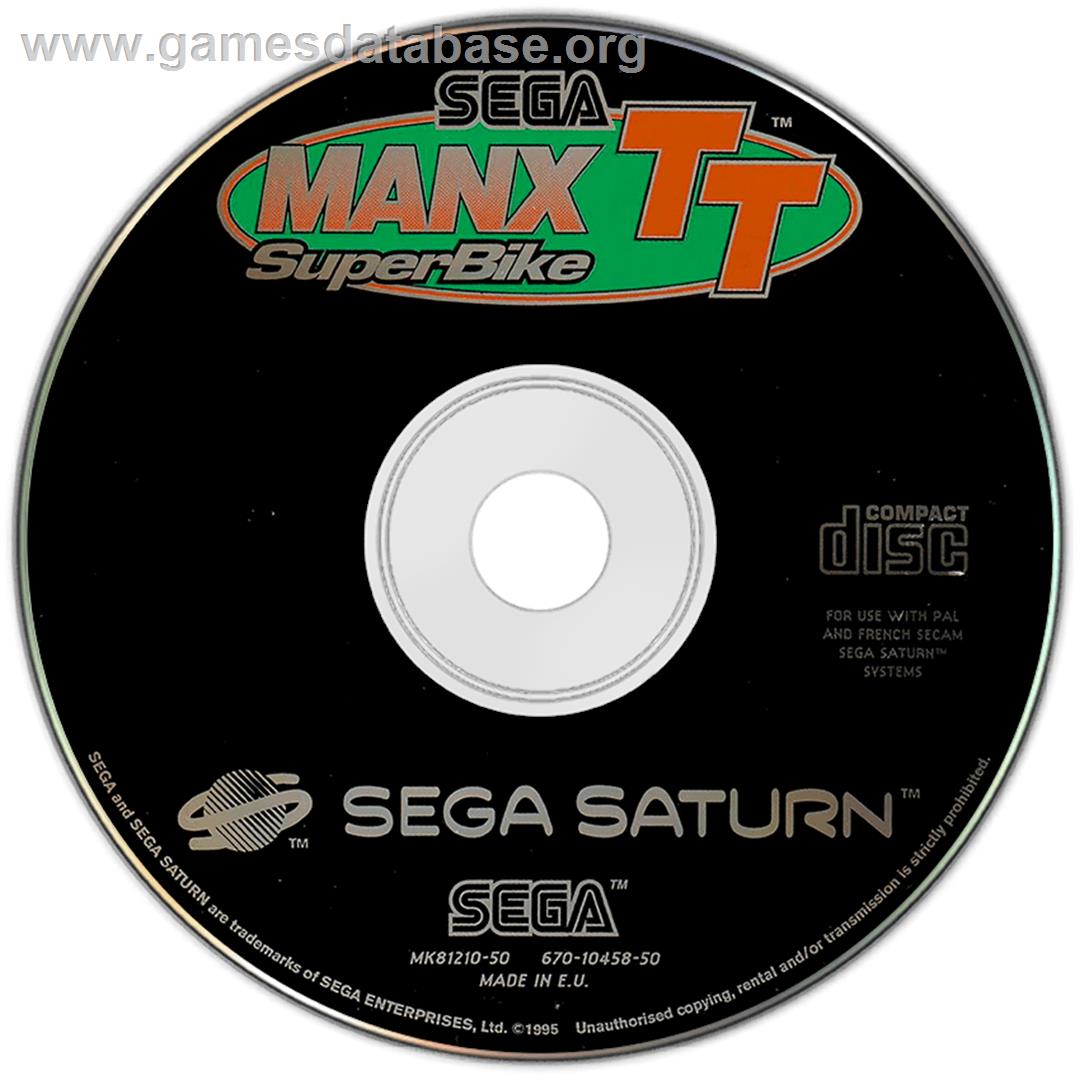 Manx TT SuperBike - Sega Saturn - Artwork - Disc