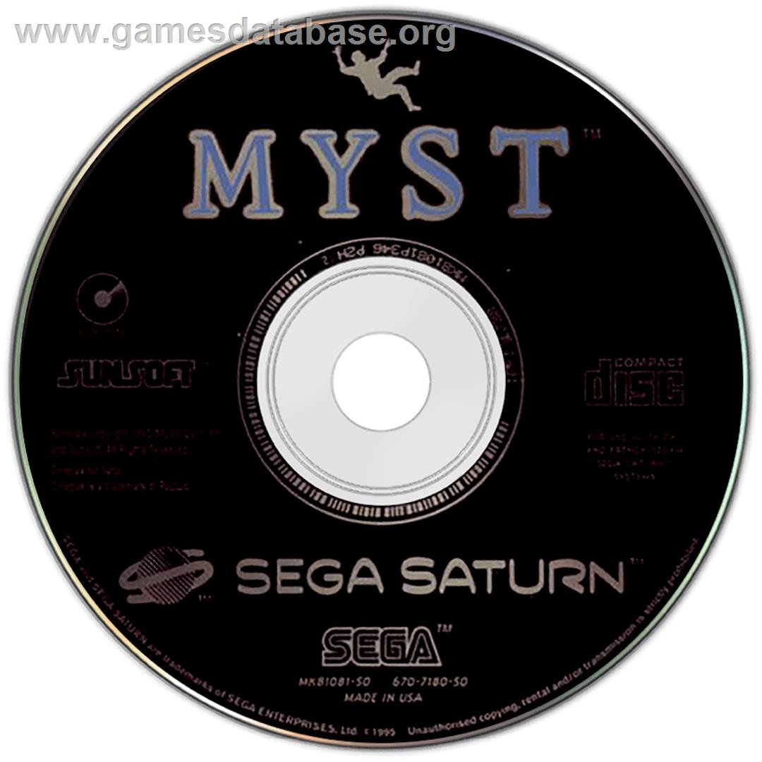 Myst - Sega Saturn - Artwork - Disc