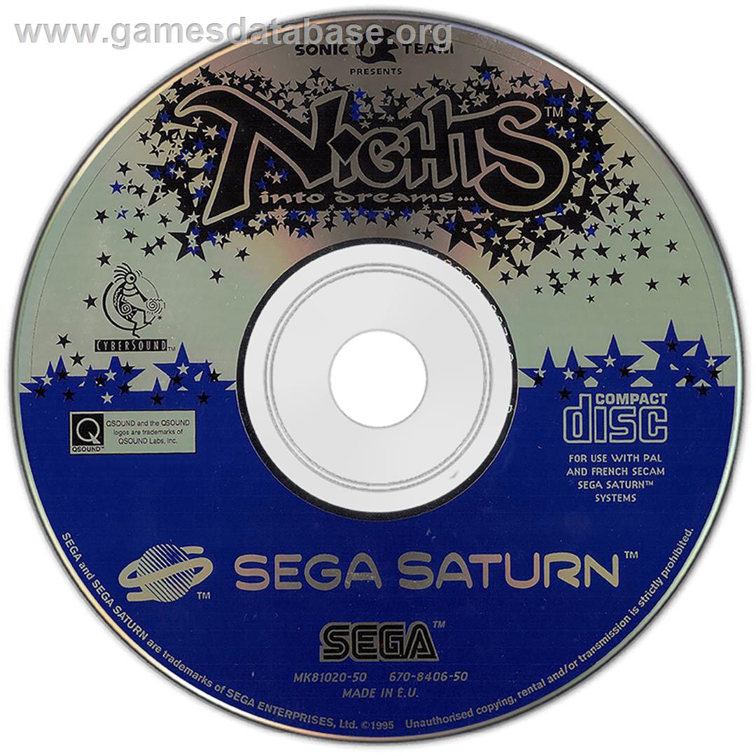 NiGHTS into Dreams... - Sega Saturn - Artwork - Disc