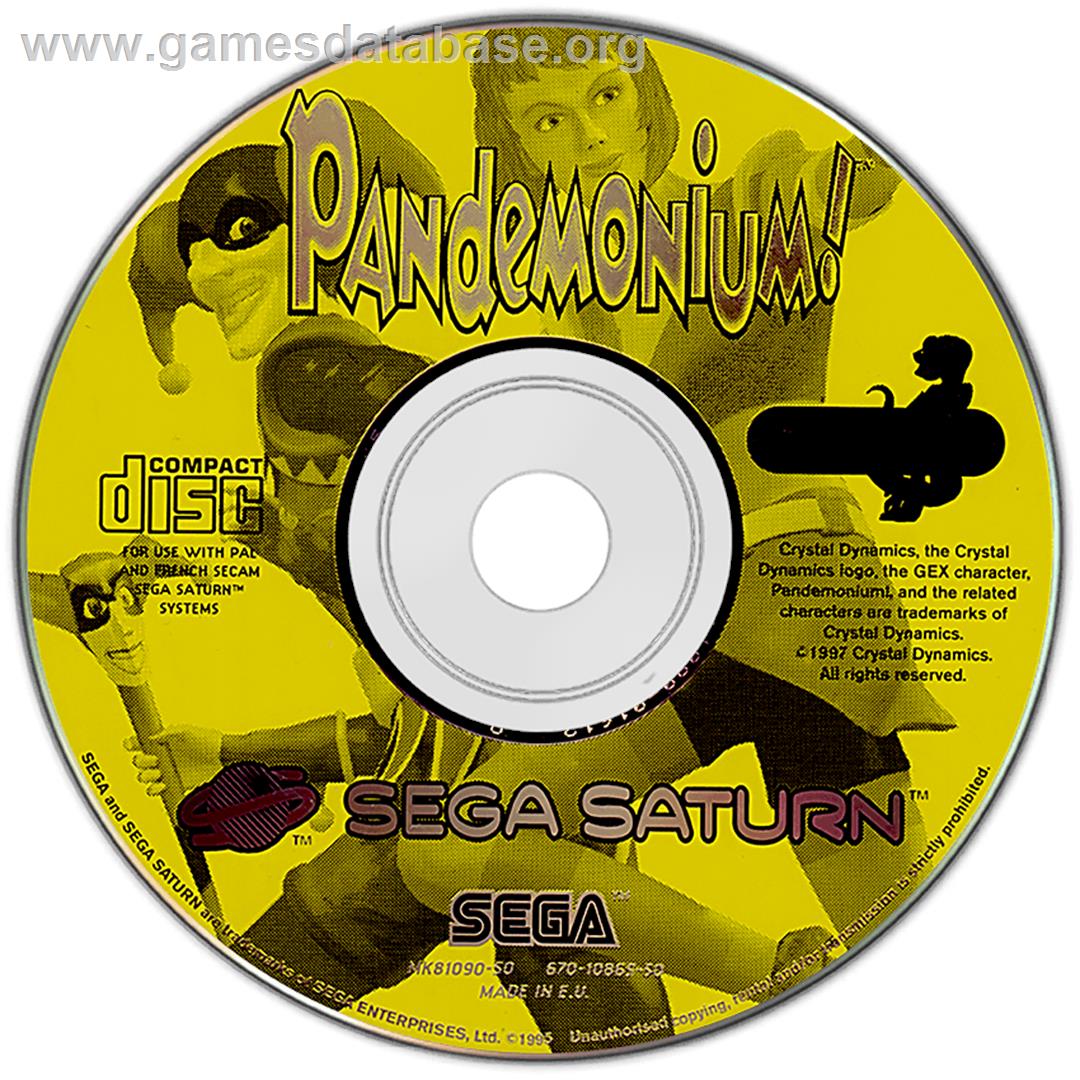 Pandemonium - Sega Saturn - Artwork - Disc