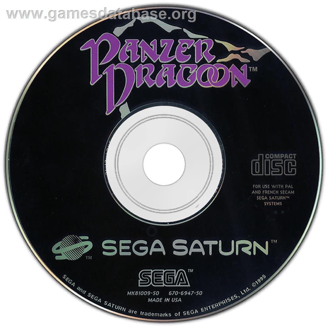 Panzer Dragoon - Sega Saturn - Artwork - Disc