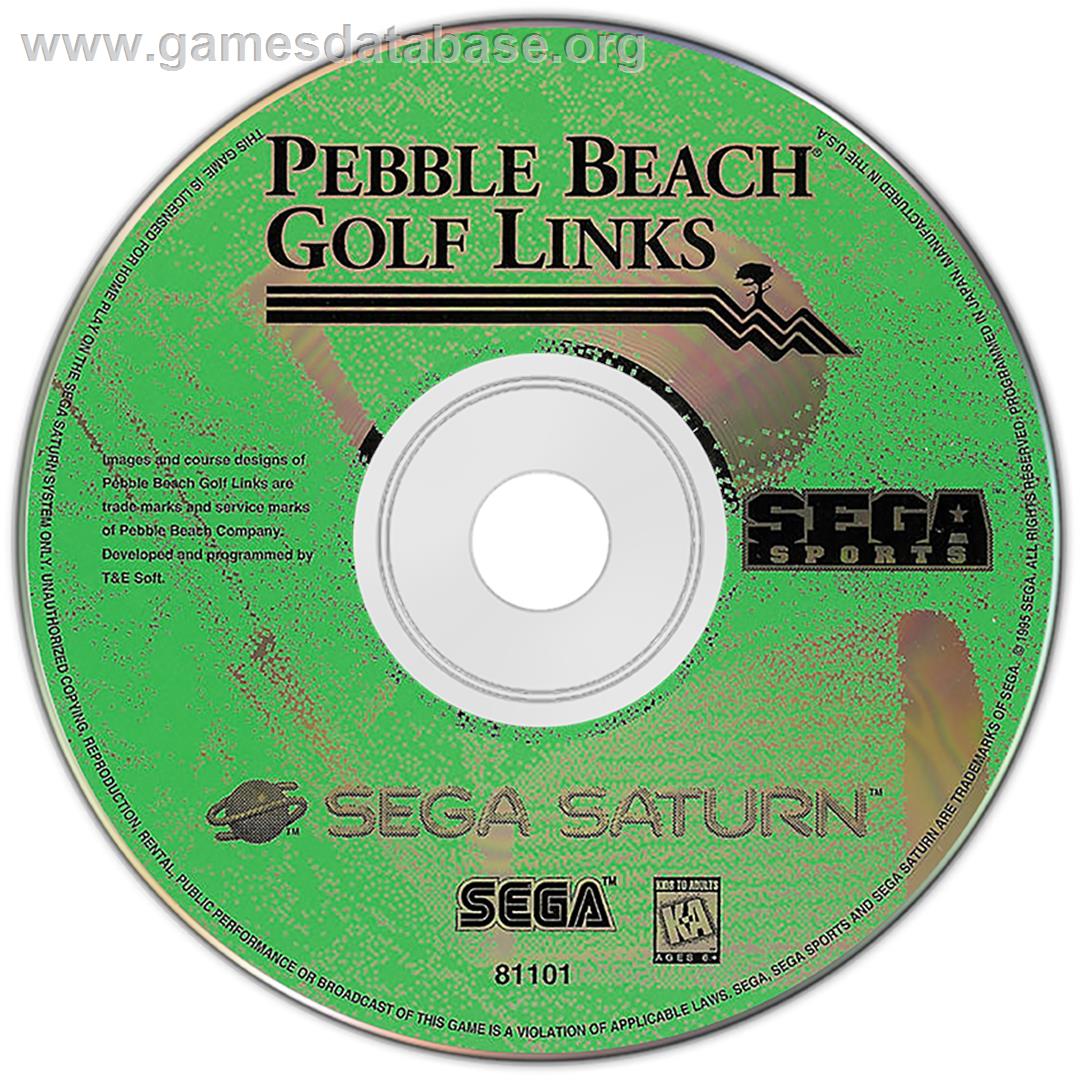 Pebble Beach Golf Links - Sega Saturn - Artwork - Disc