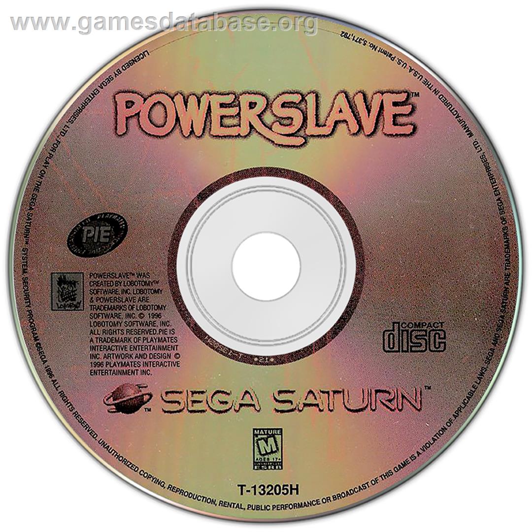 Powerslave - Sega Saturn - Artwork - Disc