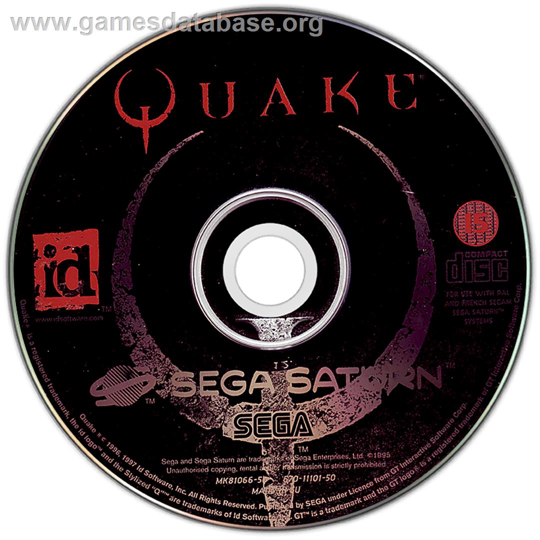 Quake - Sega Saturn - Artwork - Disc