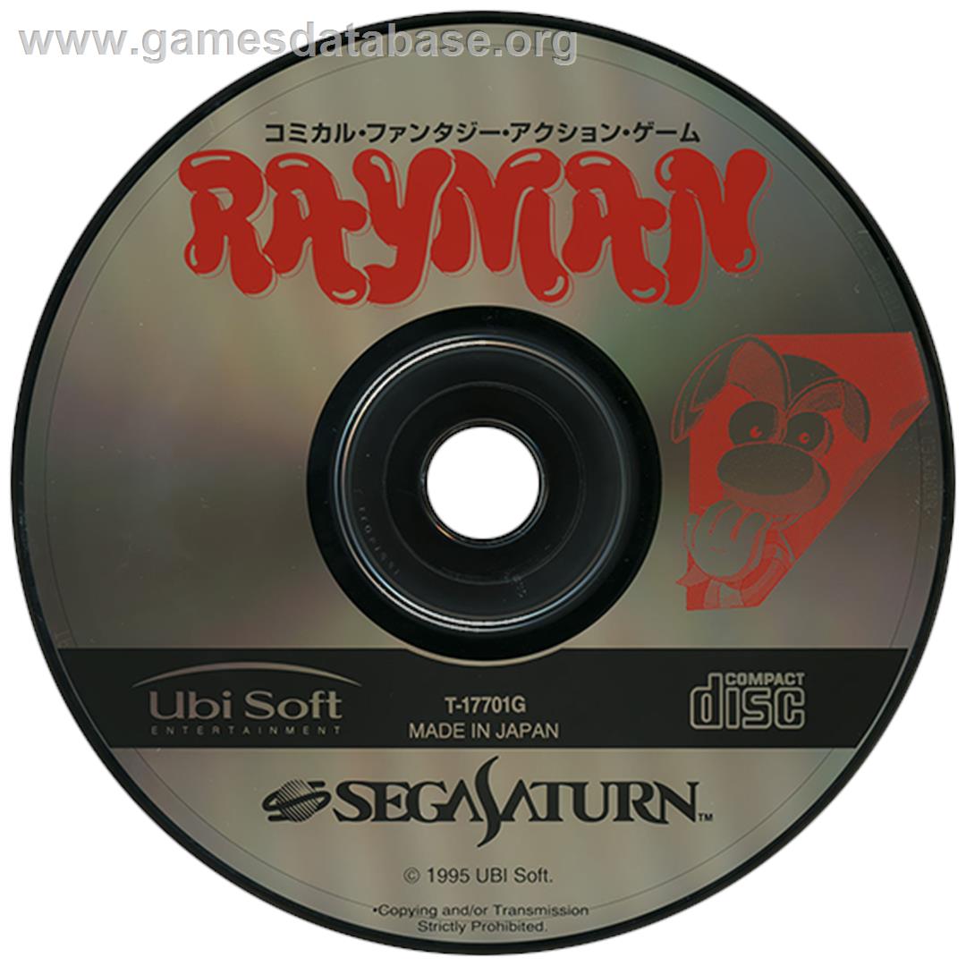 Rayman - Sega Saturn - Artwork - Disc