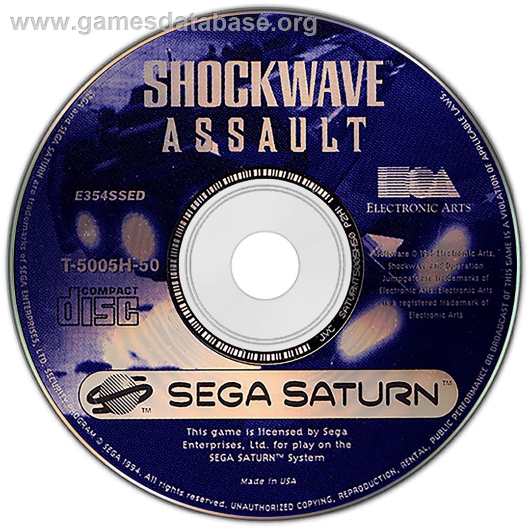 Shockwave Assault - Sega Saturn - Artwork - Disc