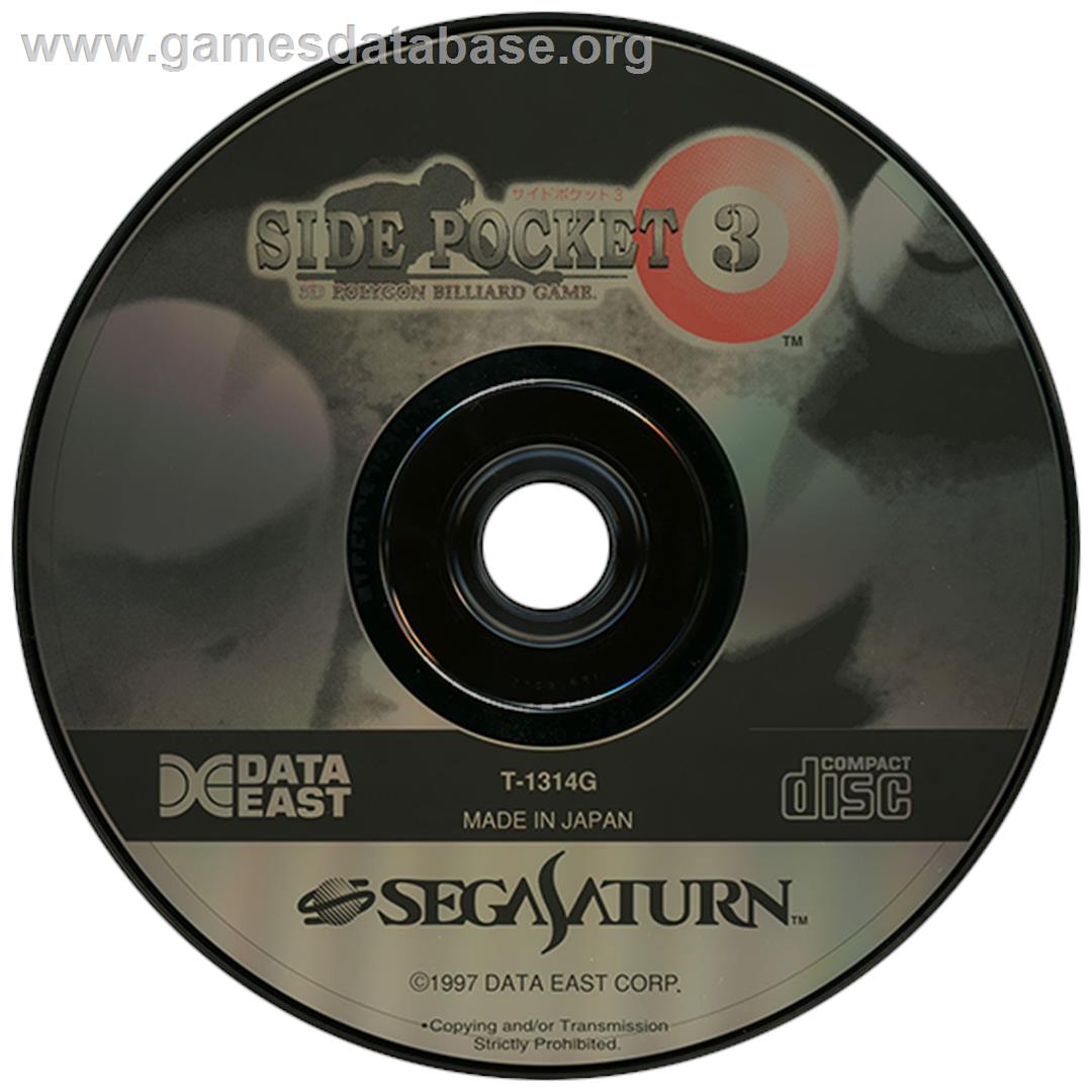 Side Pocket 3 - Sega Saturn - Artwork - Disc