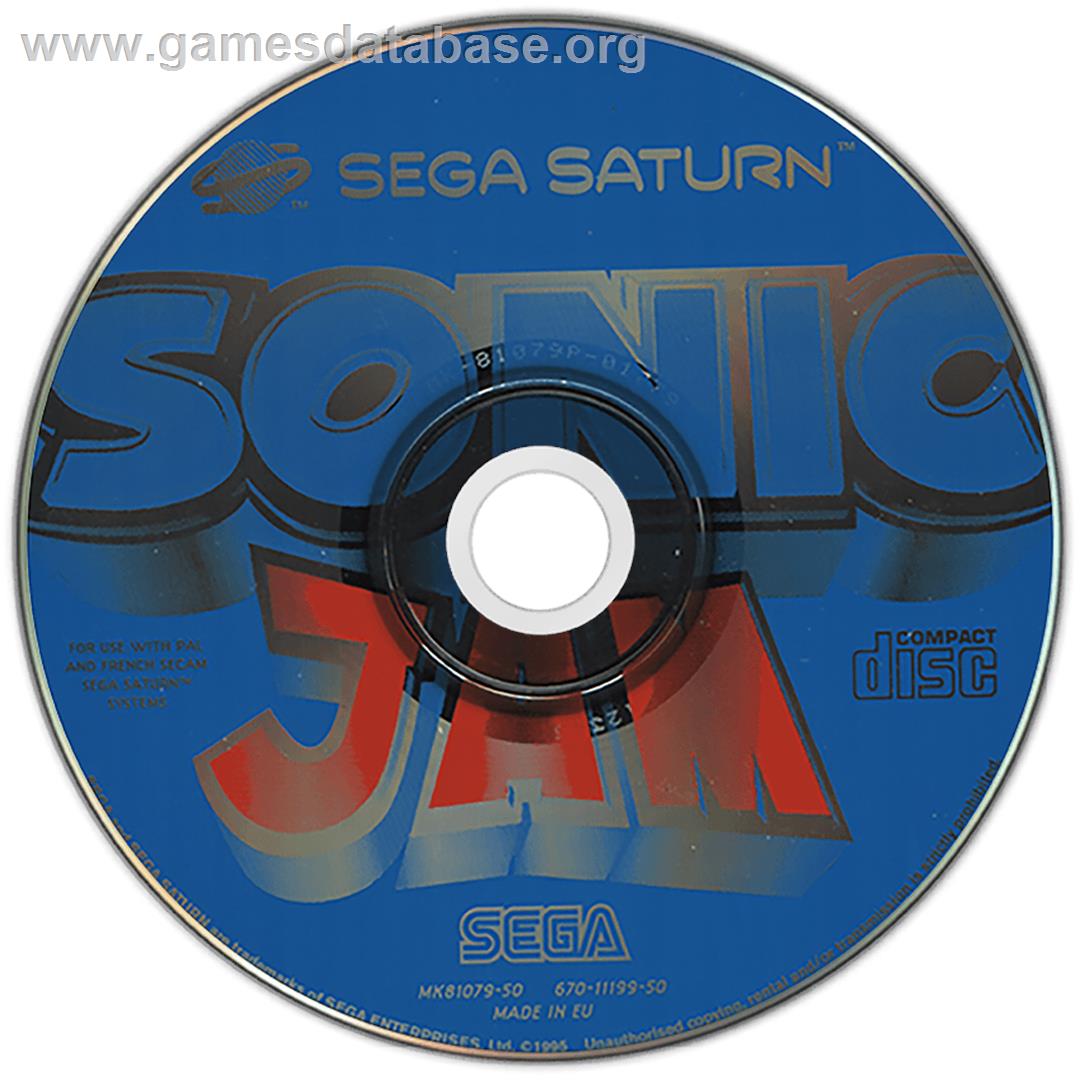 Sonic Jam - Sega Saturn - Artwork - Disc