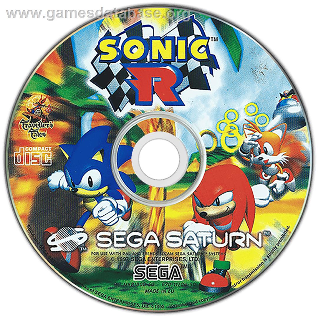 Sonic R - Sega Saturn - Artwork - Disc