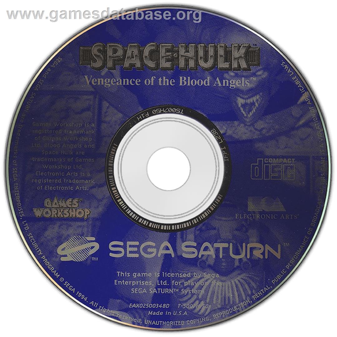 Space Hulk: Vengeance of the Blood Angels - Sega Saturn - Artwork - Disc
