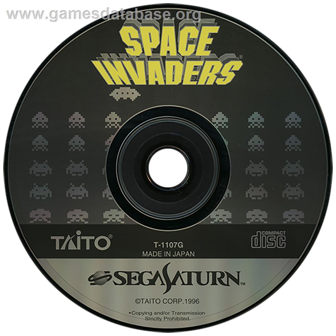 Space Invaders - Sega Saturn - Artwork - Disc
