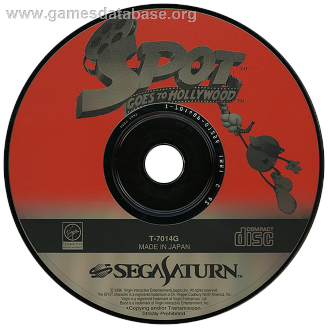 Spot Goes to Hollywood - Sega Saturn - Artwork - Disc