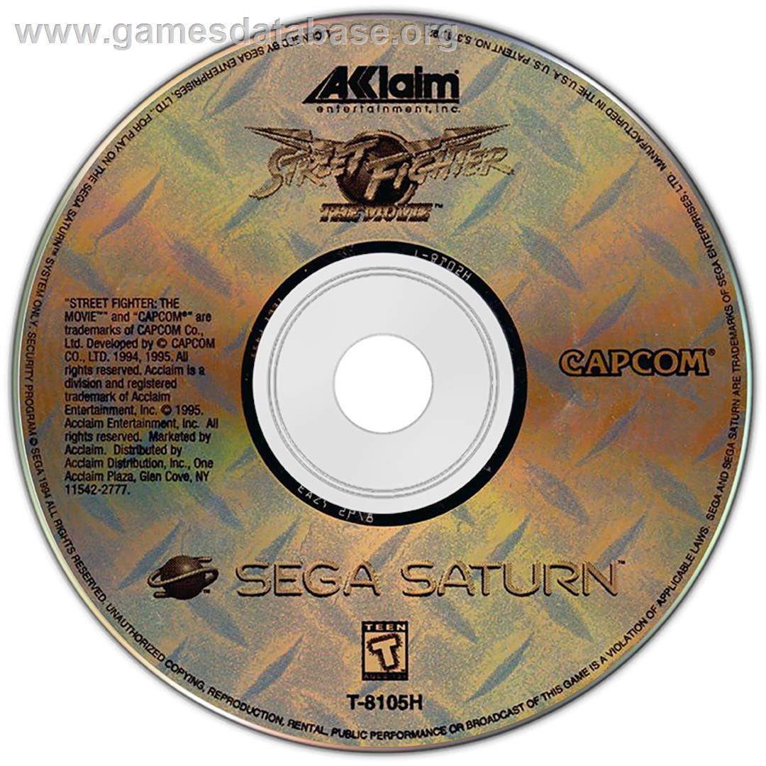 Street Fighter: The Movie - Sega Saturn - Artwork - Disc