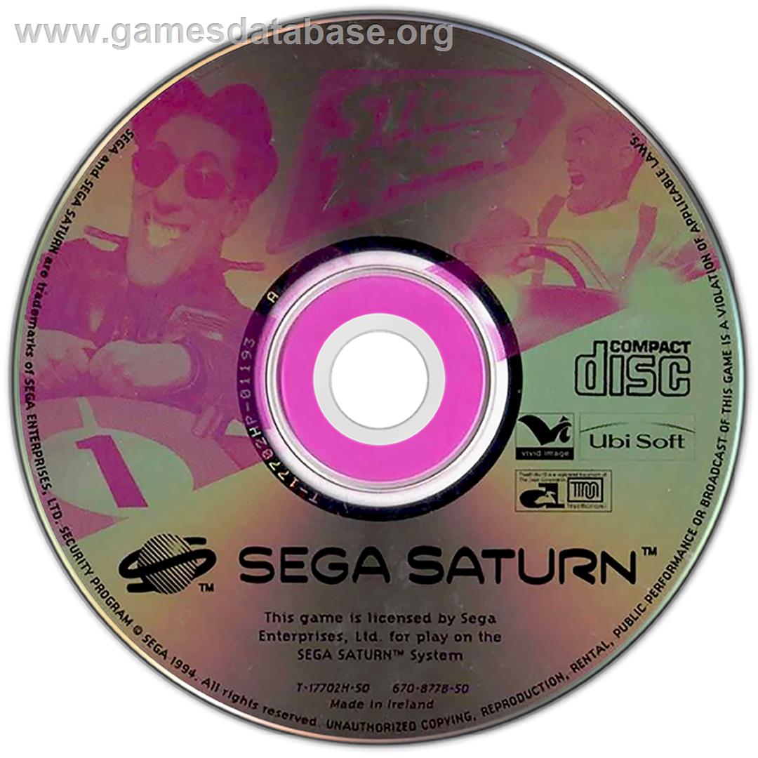 Street Racer - Sega Saturn - Artwork - Disc