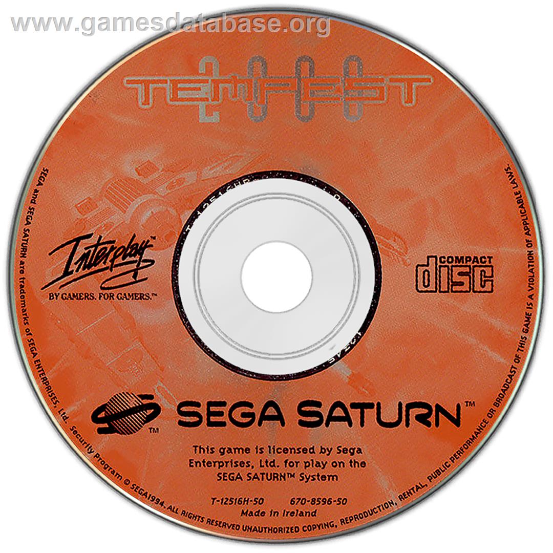 Tempest 2000 - Sega Saturn - Artwork - Disc