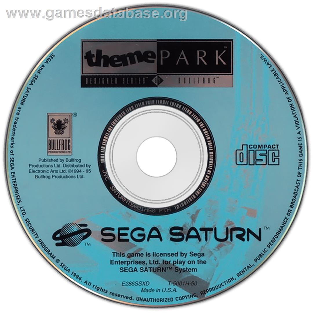 Theme Park - Sega Saturn - Artwork - Disc