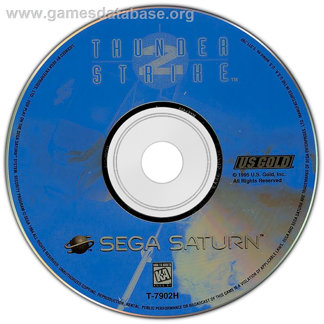 Thunder Strike 2 - Sega Saturn - Artwork - Disc