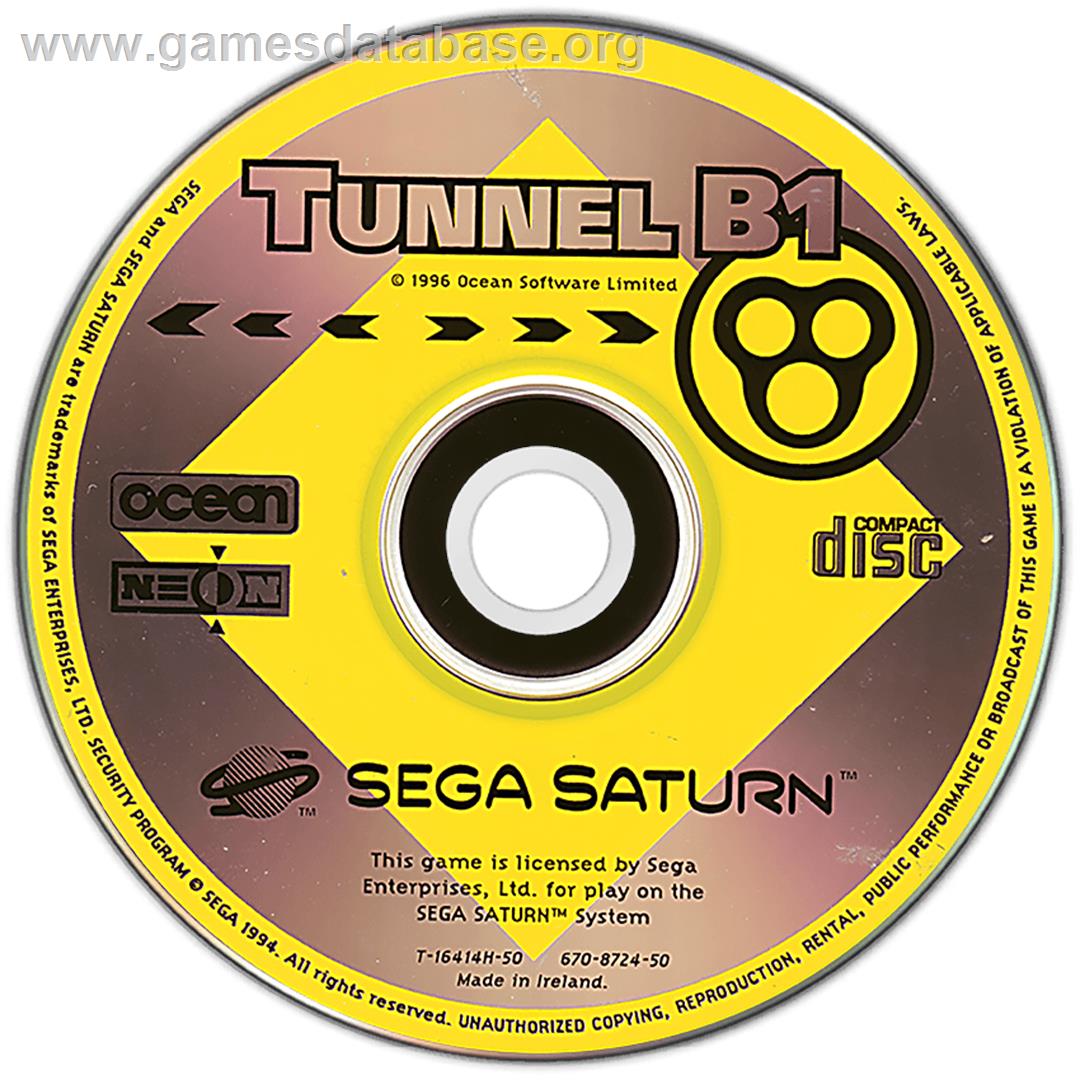 Tunnel B1 - Sega Saturn - Artwork - Disc