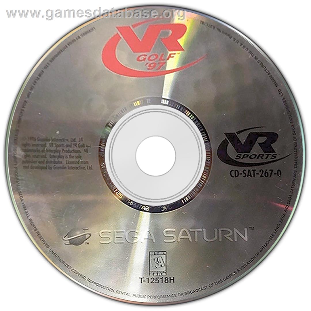 VR Golf '97 - Sega Saturn - Artwork - Disc