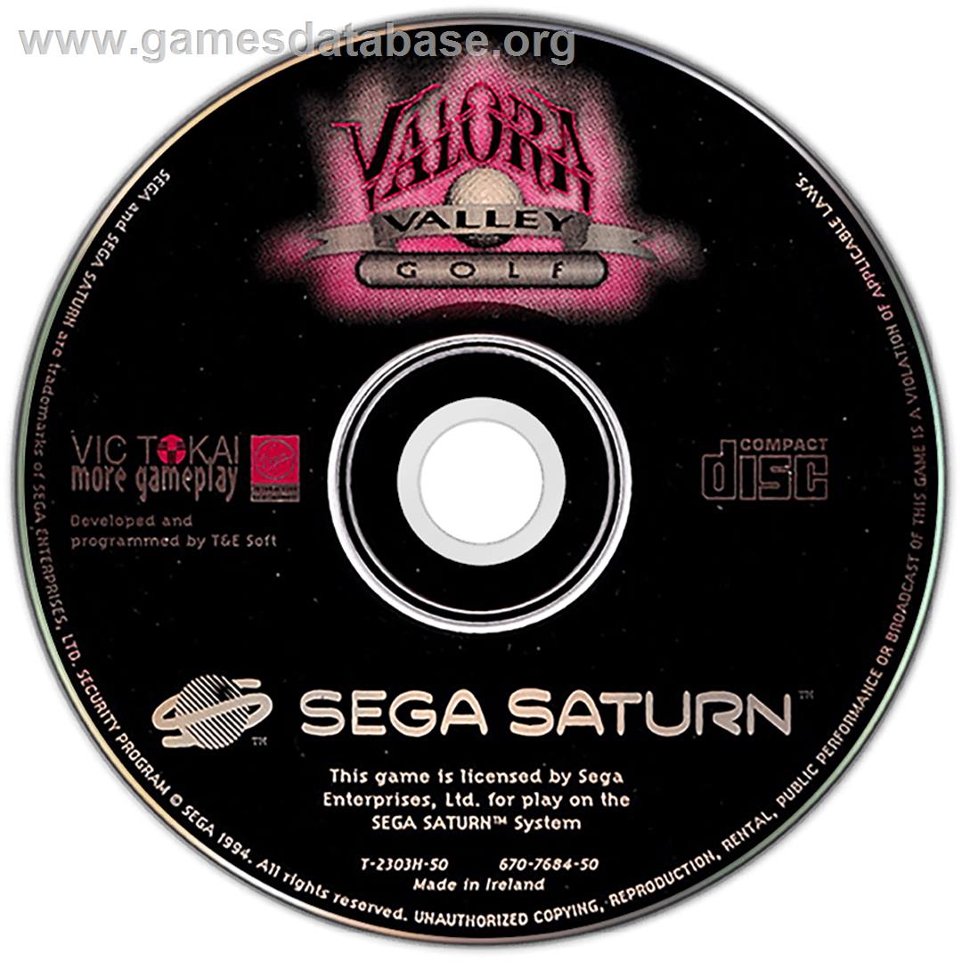 Valora Valley Golf - Sega Saturn - Artwork - Disc