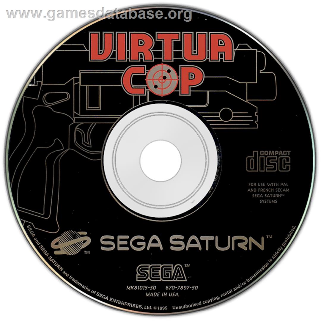 Virtua Cop - Sega Saturn - Artwork - Disc